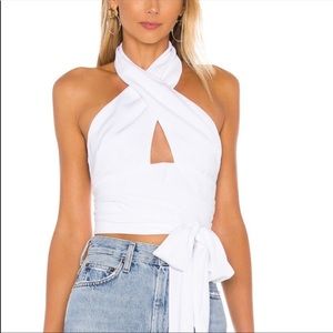 Superdown Keyhole Halter Top from Revolve